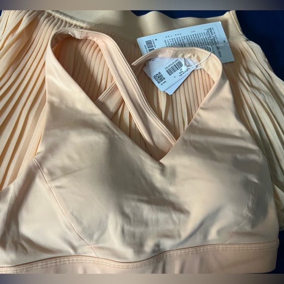 NWT Lululemon bra & skirt set Mesh skirt land Envital Bra Summer Glow - Picture 6 of 9
